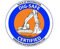 NUCA of Washington Dig-Safe Certified mark